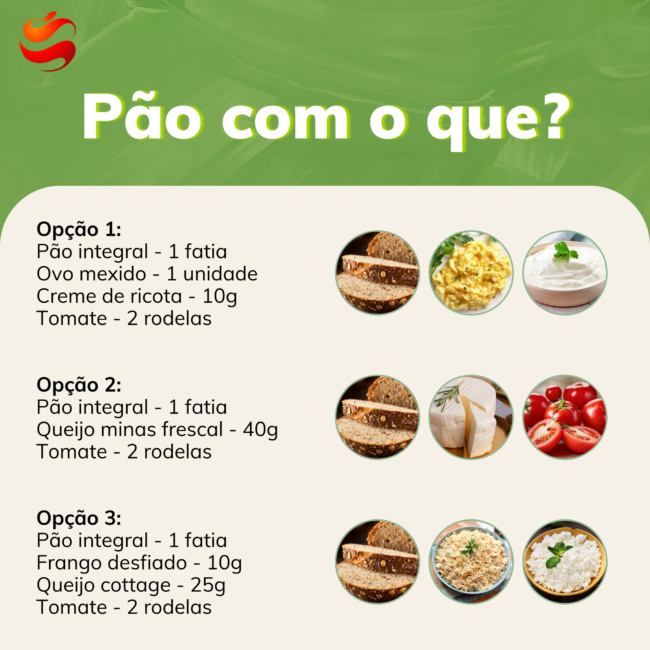 substituir pão refinado