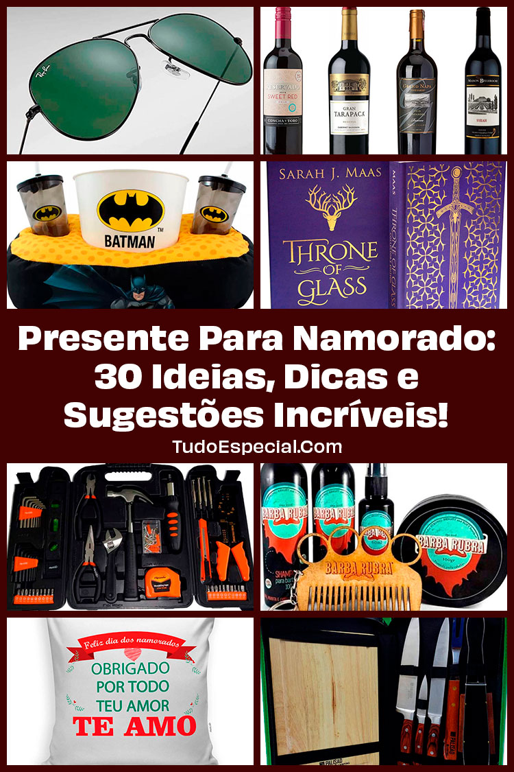 5 ideias de títulos:
1. Presentes Tecnológicos para Homens: As Melhores Opções em 2026
2. Autocuidado Masculino: Kits Essenciais e Perfumes para Presentear
3. Hobbies e Lazer: Presentes que Agradam Amantes de Esportes e Gastronomia
4. Presentes Personalizados e Experiências Inesquecíveis para Homens
5. Estilo e Acessórios: Relógios e Vestuário de Qualidade para Ele