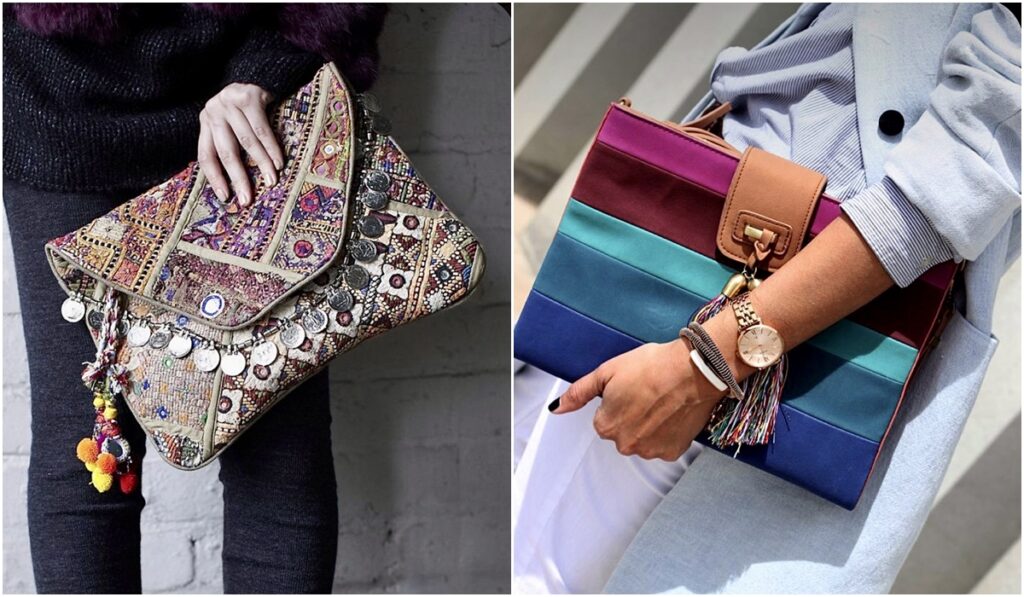 tipos de bolsas clutch