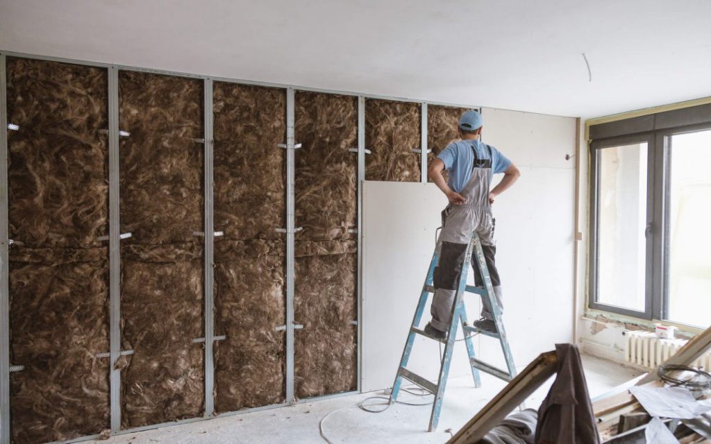 parede de gesso acartonado