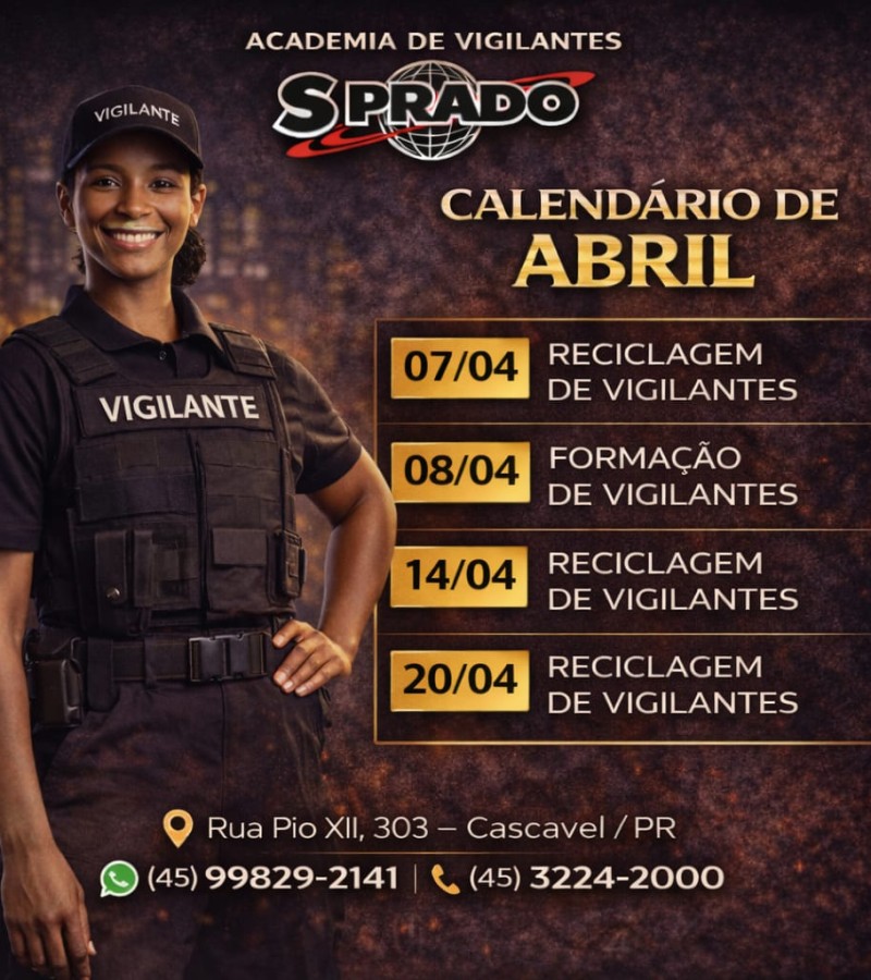1. Vigilante vs. Vigia: Entenda as Diferenças Cruciais
2. O Guia Completo do Curso de Formação de Vigilantes
3. Áreas de Atuação do Vigilante: Onde a Segurança é Essencial
4. Requisitos Legais para se Tornar um Vigilante no Brasil
5. Salário e Mercado de Trabalho para Profissionais de Vigilância
