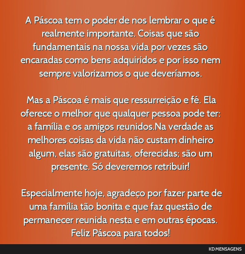 o que pascoa