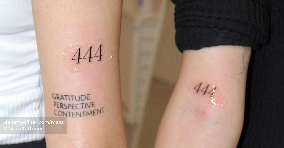 tatuagem 444 anjos