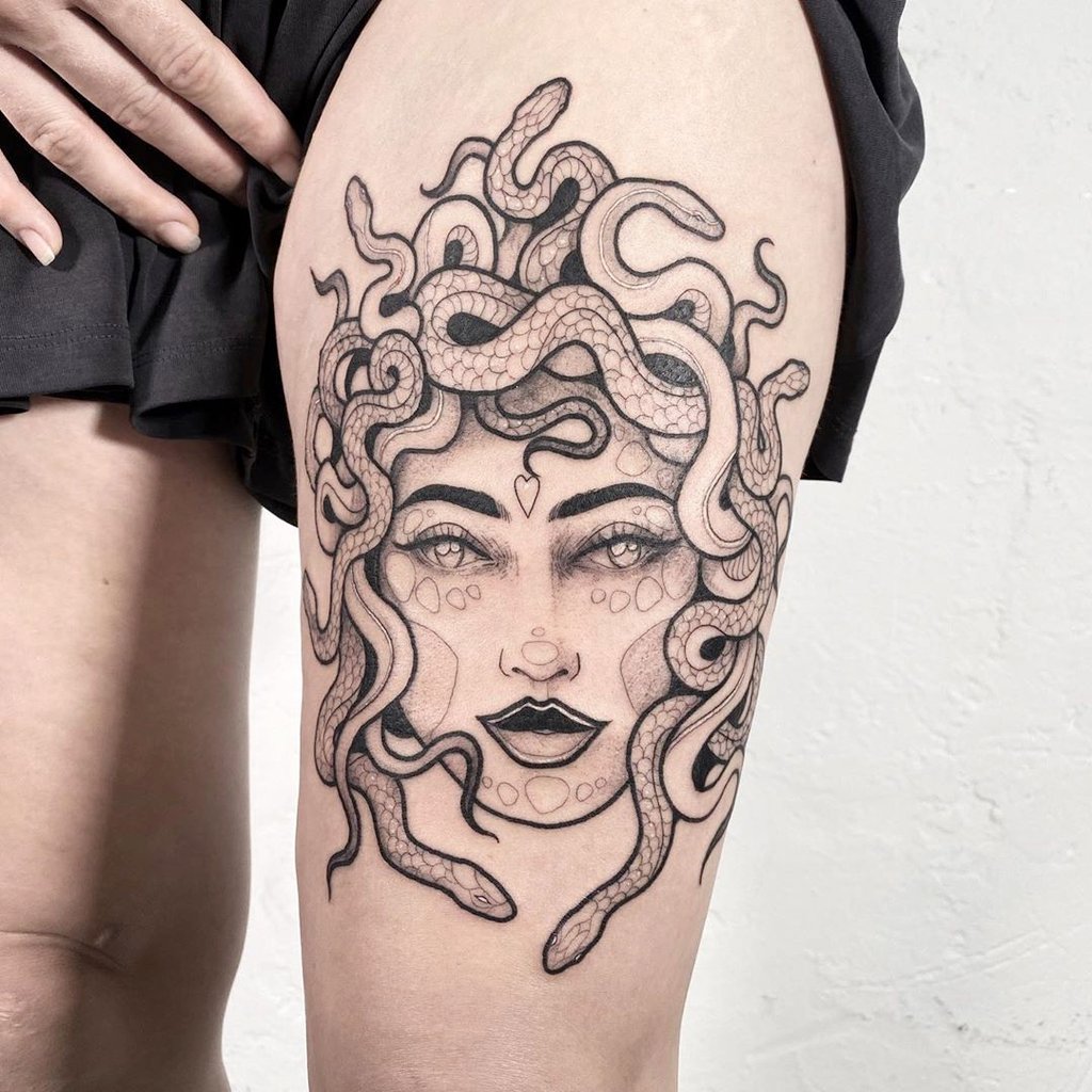 medusa tattoo significado grega