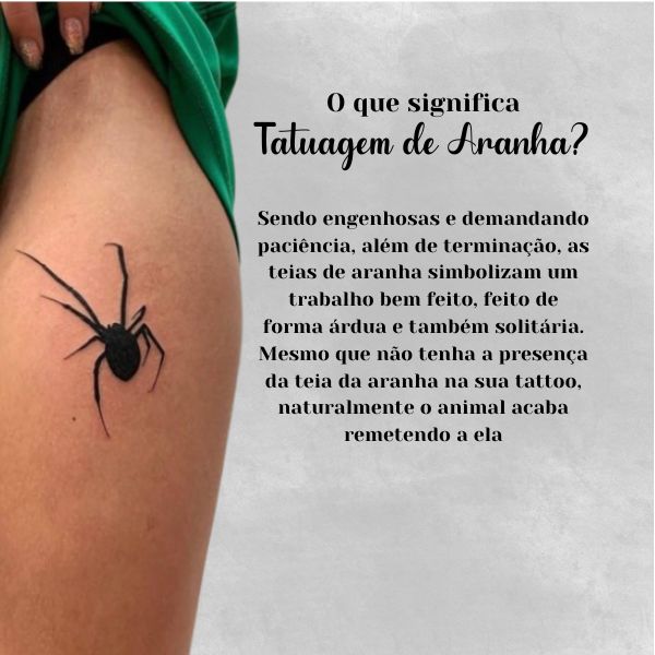significado tatuagem aranha