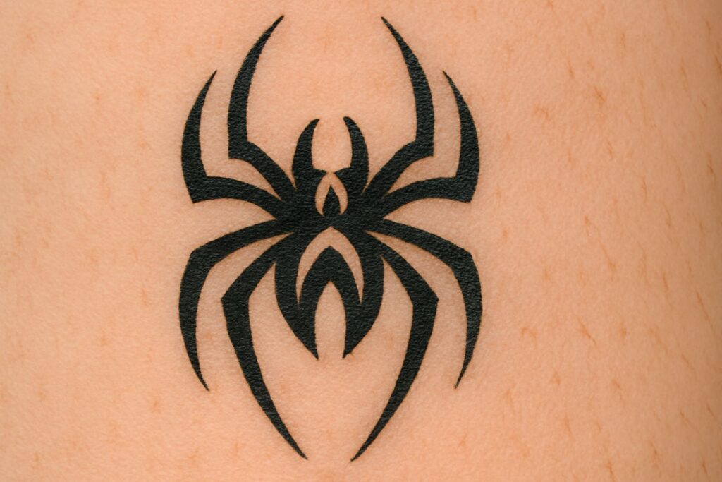 tatuagem teia de aranha significado