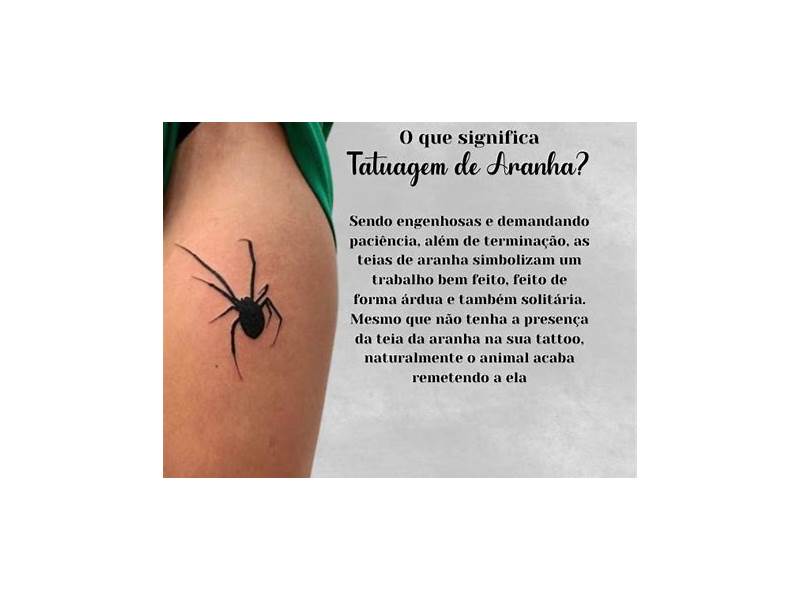 tatuagem aranha viuva negra