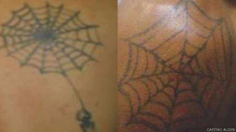 tatuagem aranha viuva negra
