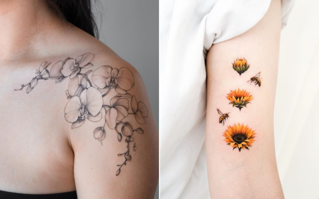 o que significa tatuagem de flor