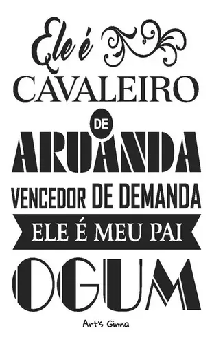 ogum são jorge frases