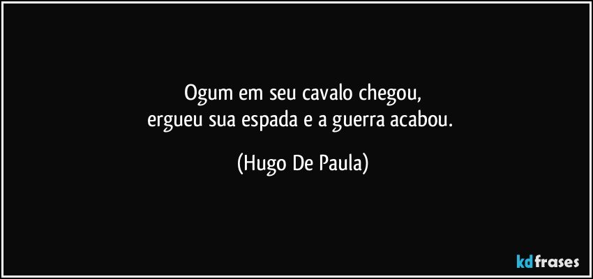 ogum frases de força