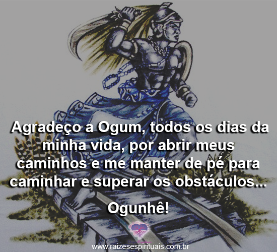 ogum frases de caminhos