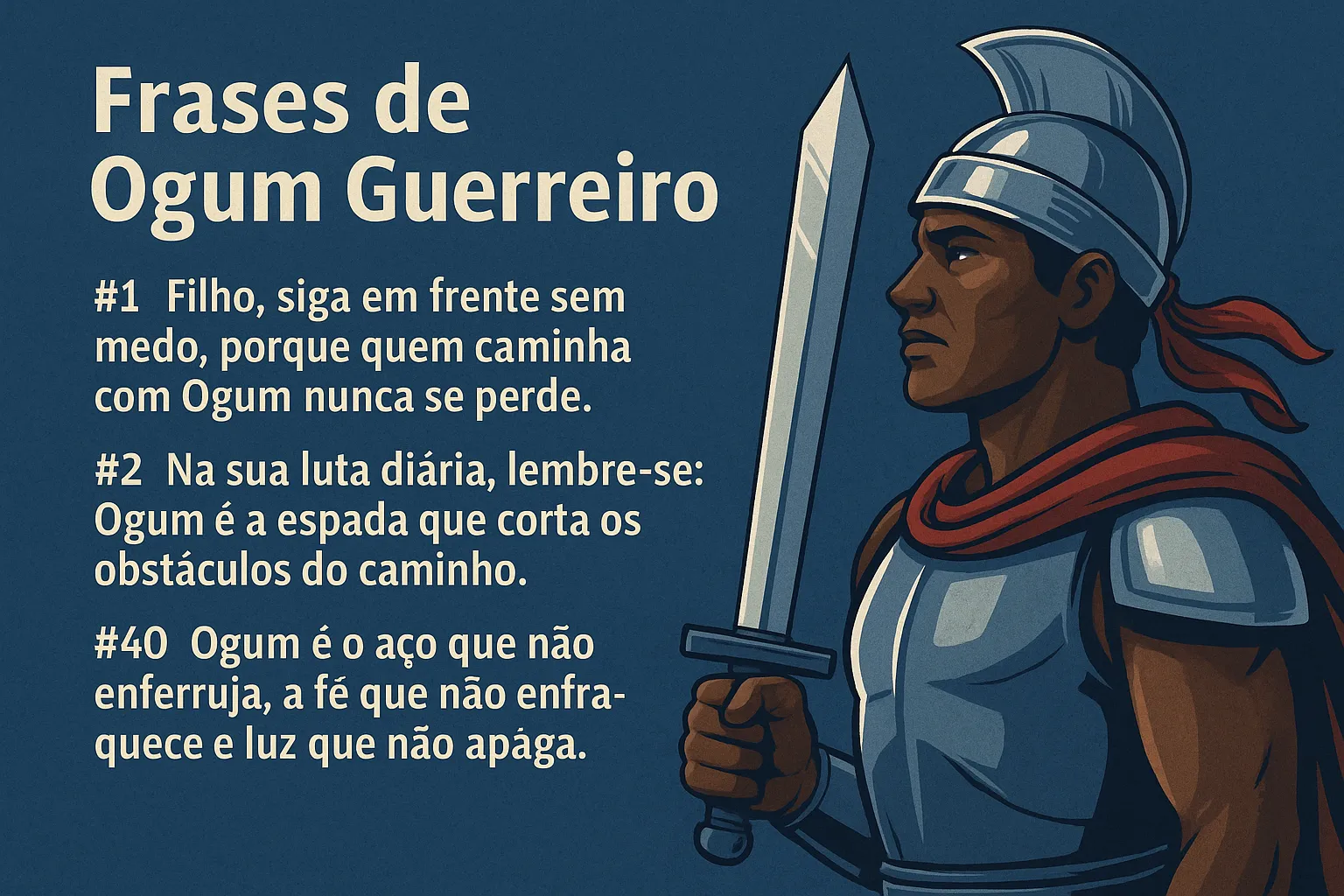 ogum frases de proteção