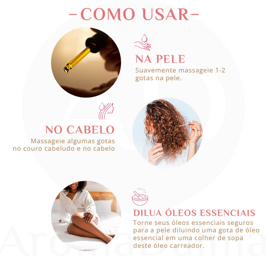 oleo rosa mosqueta no cabelo