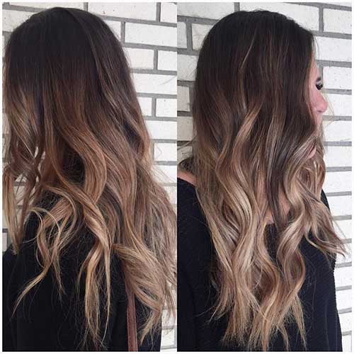 ombre hair em cabelo preto liso