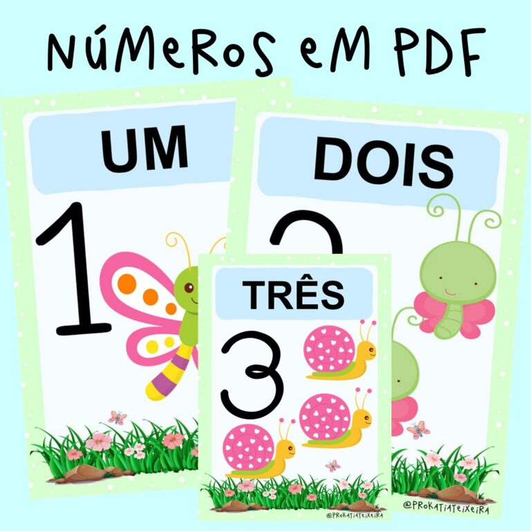 números para imprimir em PDF