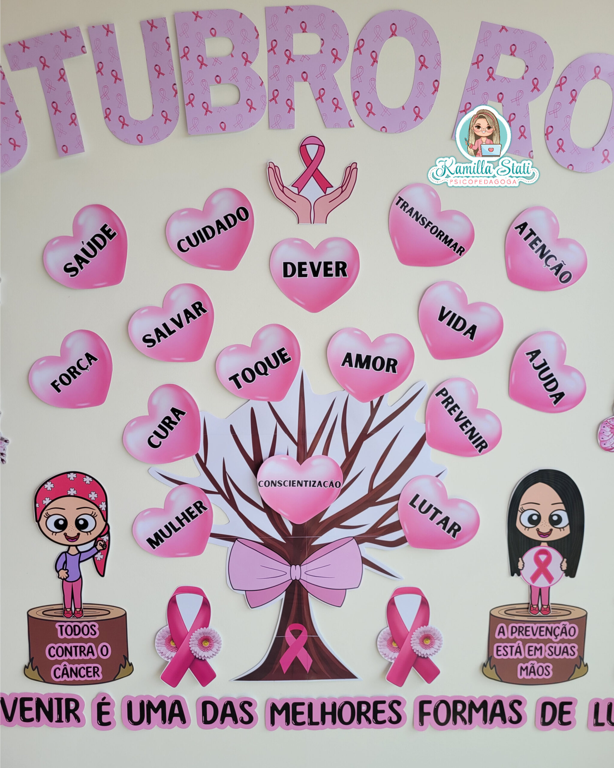 ideias criativas decoração outubro rosa