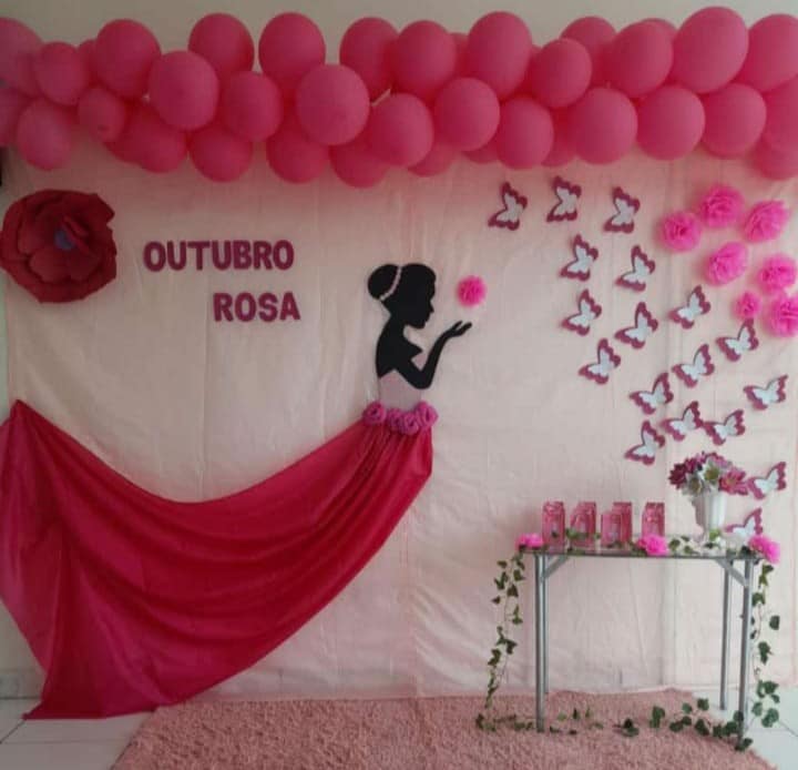 ideias criativas decoração outubro rosa