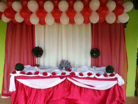 decoracao de festa infantil com tnt