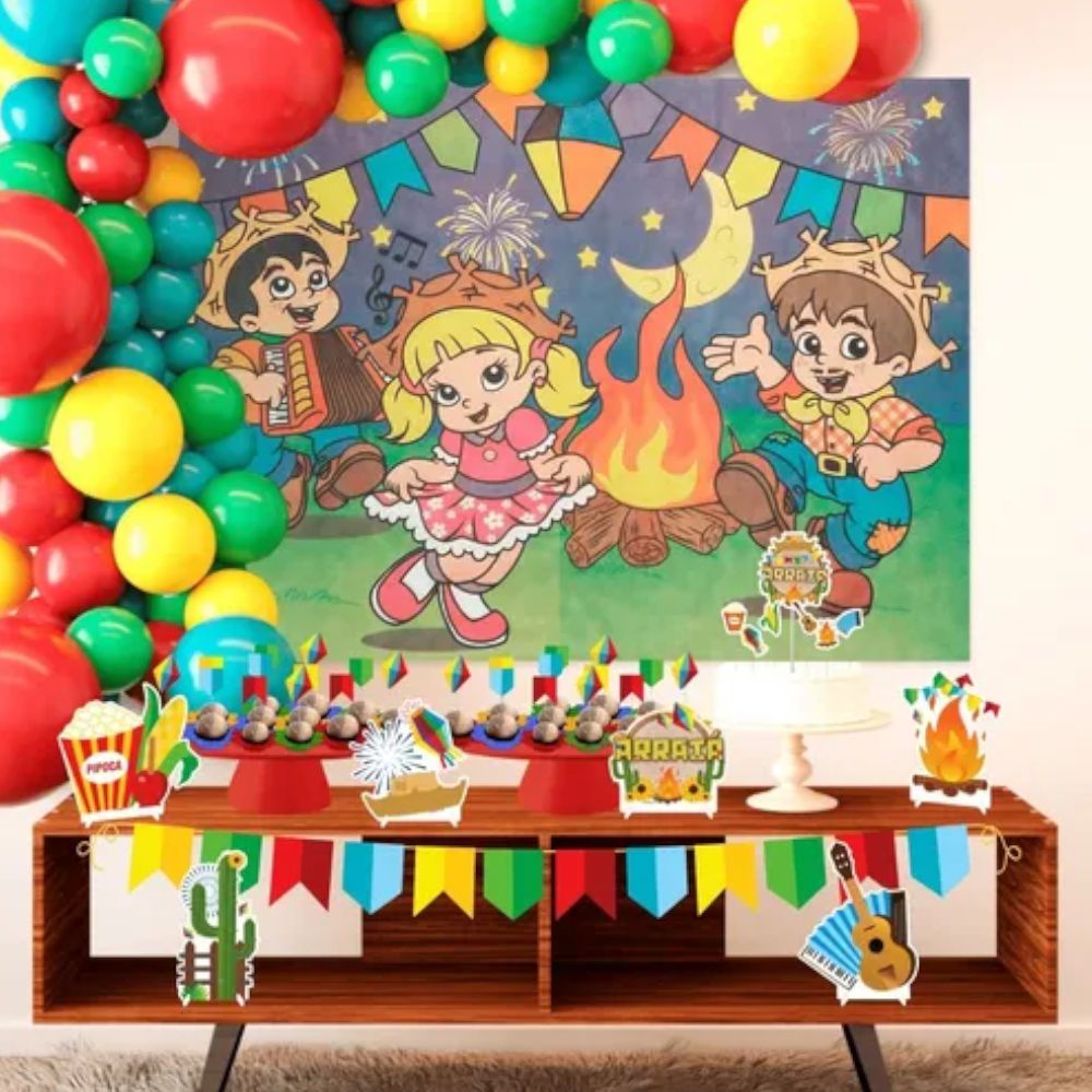 painel de tnt para chá de bebê