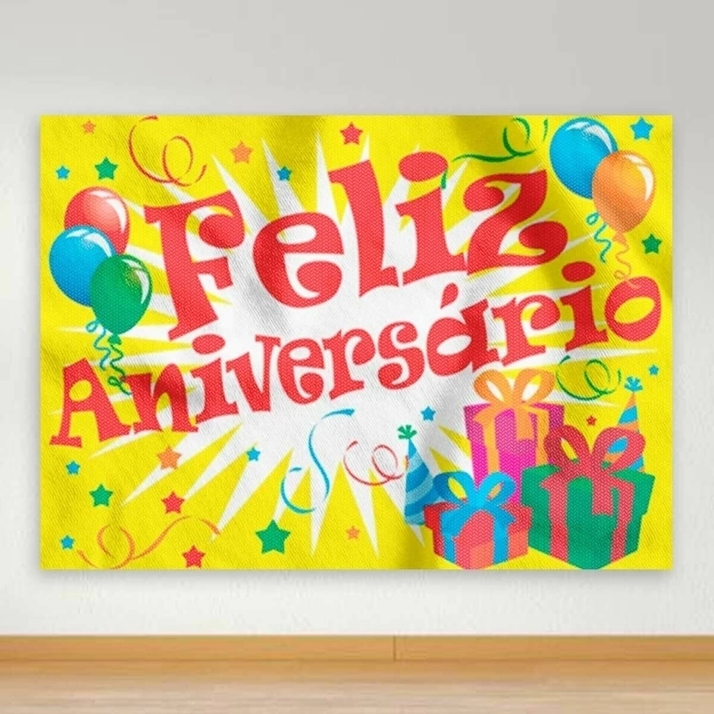 diy painel de aniversario tnt