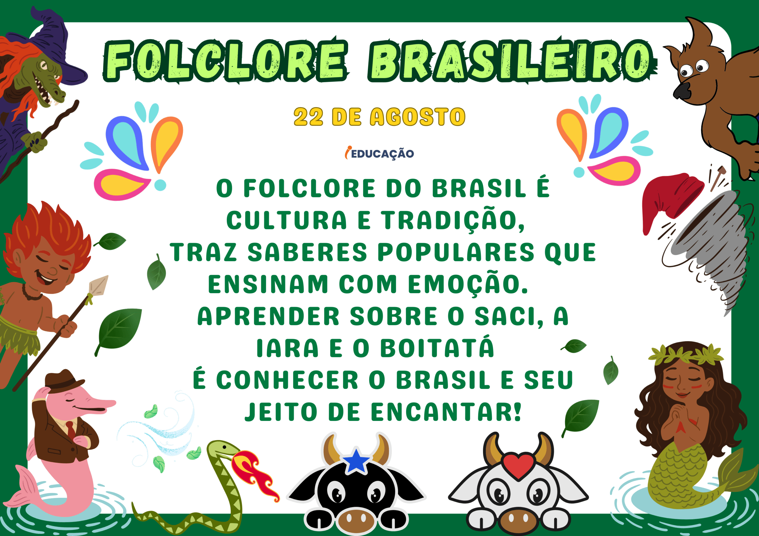 painel folclore infantil para imprimir