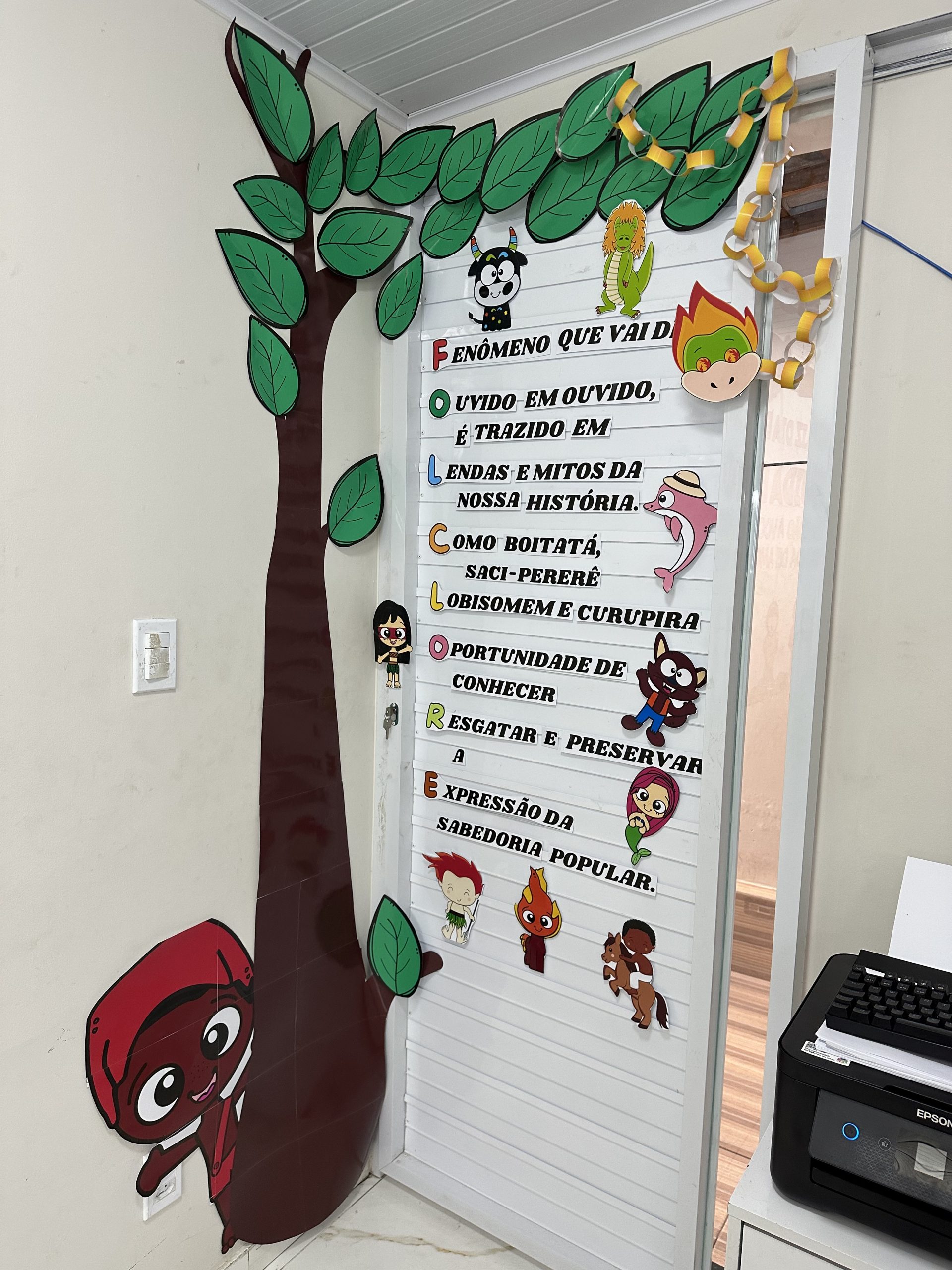 painel folclore infantil para imprimir