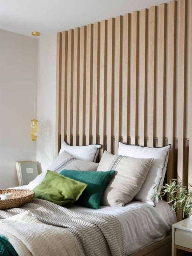 painel ripado branco para quarto