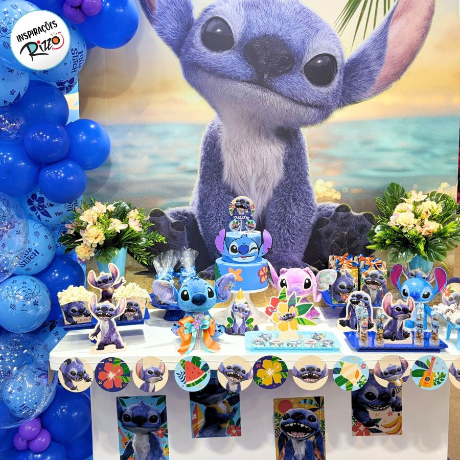Painel Stitch redondo