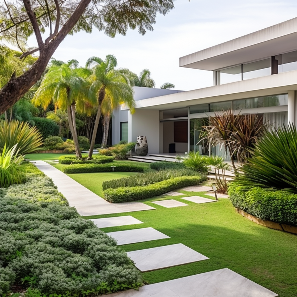 paisagismo minimalista