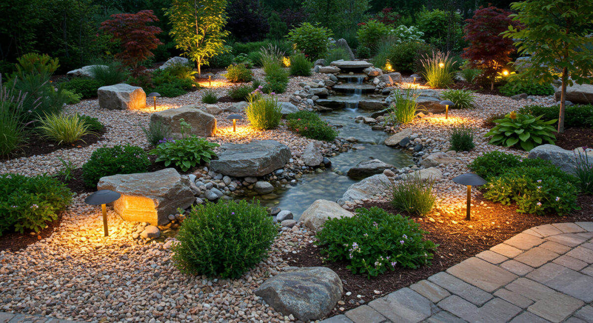 erros comuns paisagismo jardim de inverno pedras