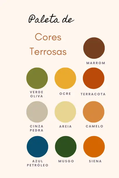 verde musgo e marrom