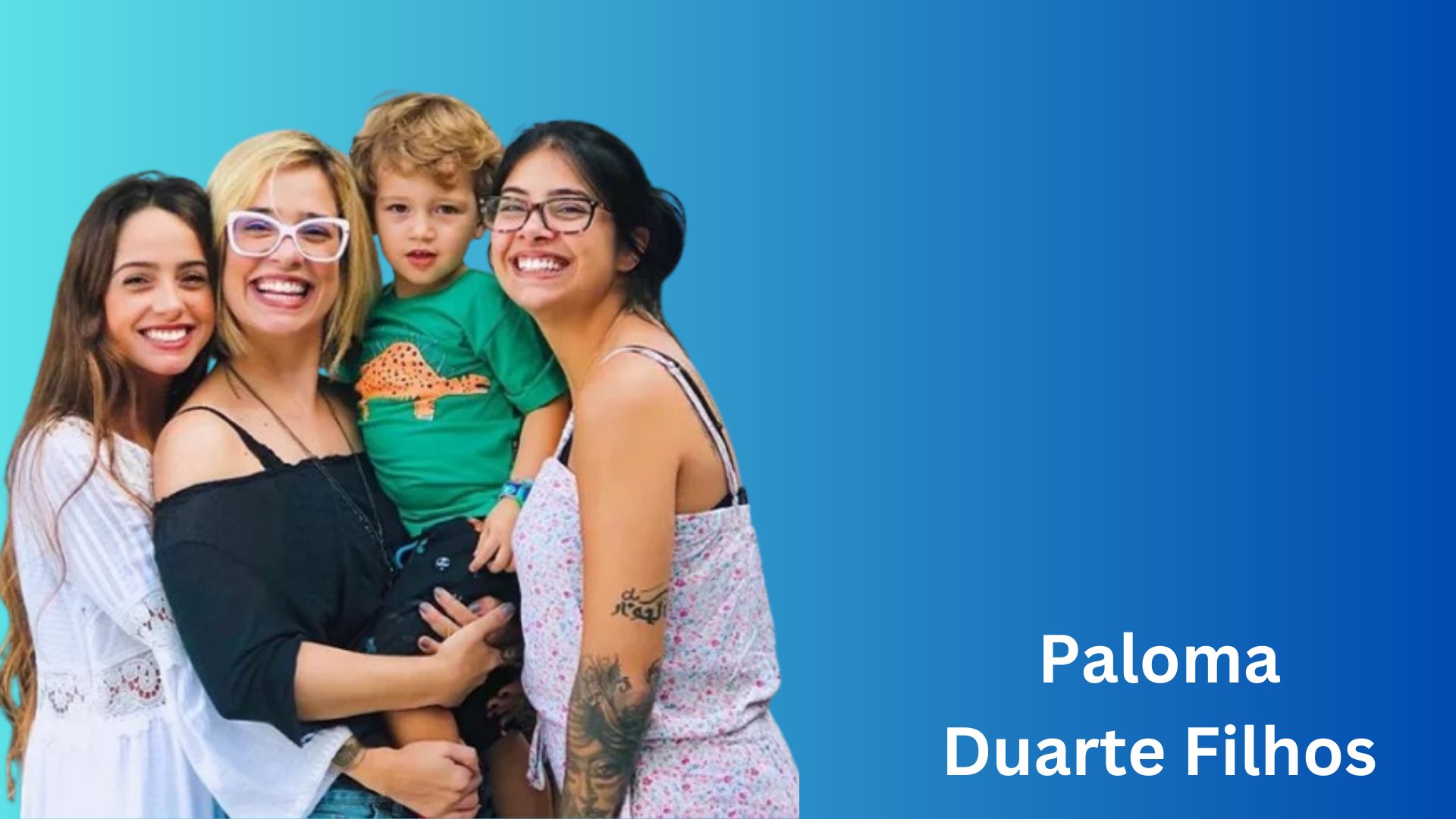 1. Paloma Duarte e seus 3 filhos: Conheça cada um deles. 2. A semelhança impressionante entre Paloma Duarte e suas filhas. 3. Ana Clara Winter: A filha atriz de Paloma Duarte. 4. Antônio Ferrari: O caçula de Paloma Duarte e Bruno Ferrari. 5. A vida familiar de Paloma Duarte: Um resumo.