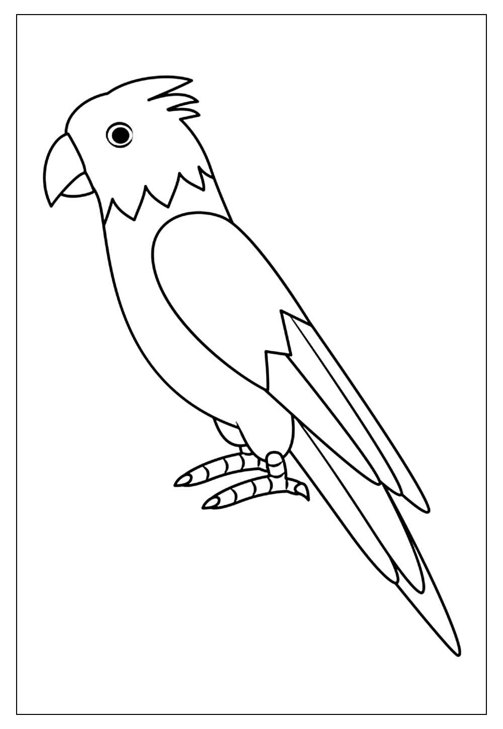 desenhos de aves para colorir