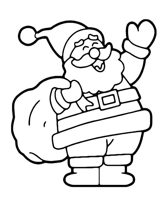 desenhos natalinos papai noel