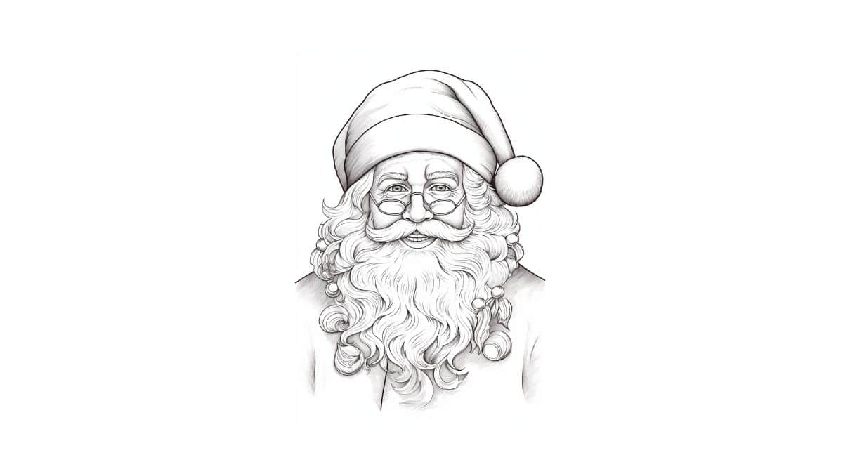 livro de colorir papai noel