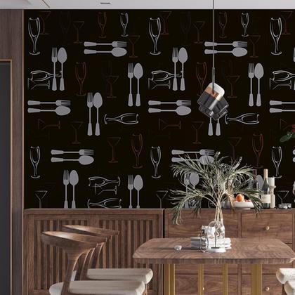 papel de parede cozinha moderna