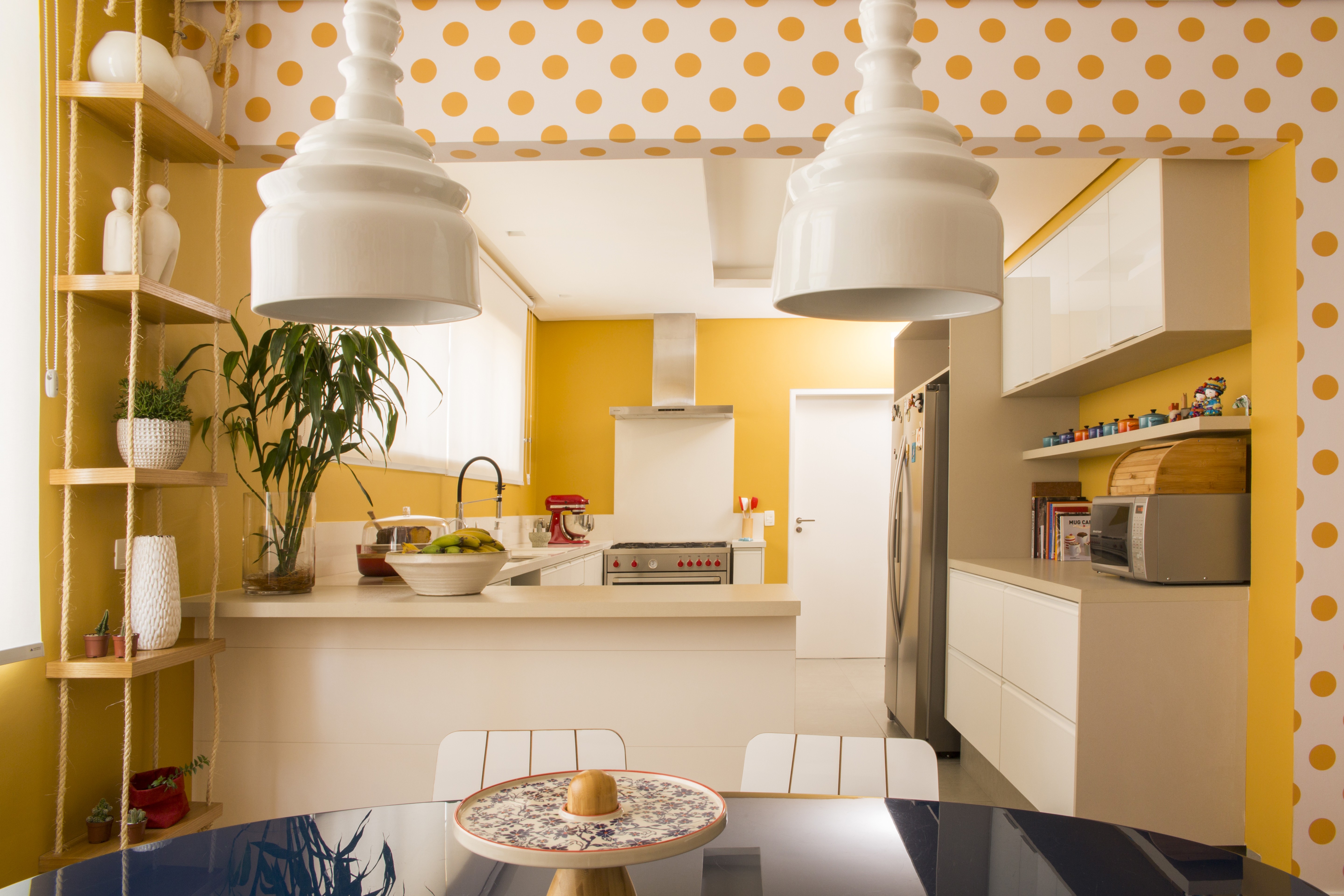 papel de parede cozinha com textura 3D