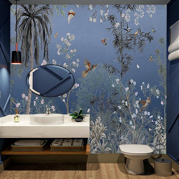 5 Tipos de Papel de Parede Ideais para Lavabos Pequenos