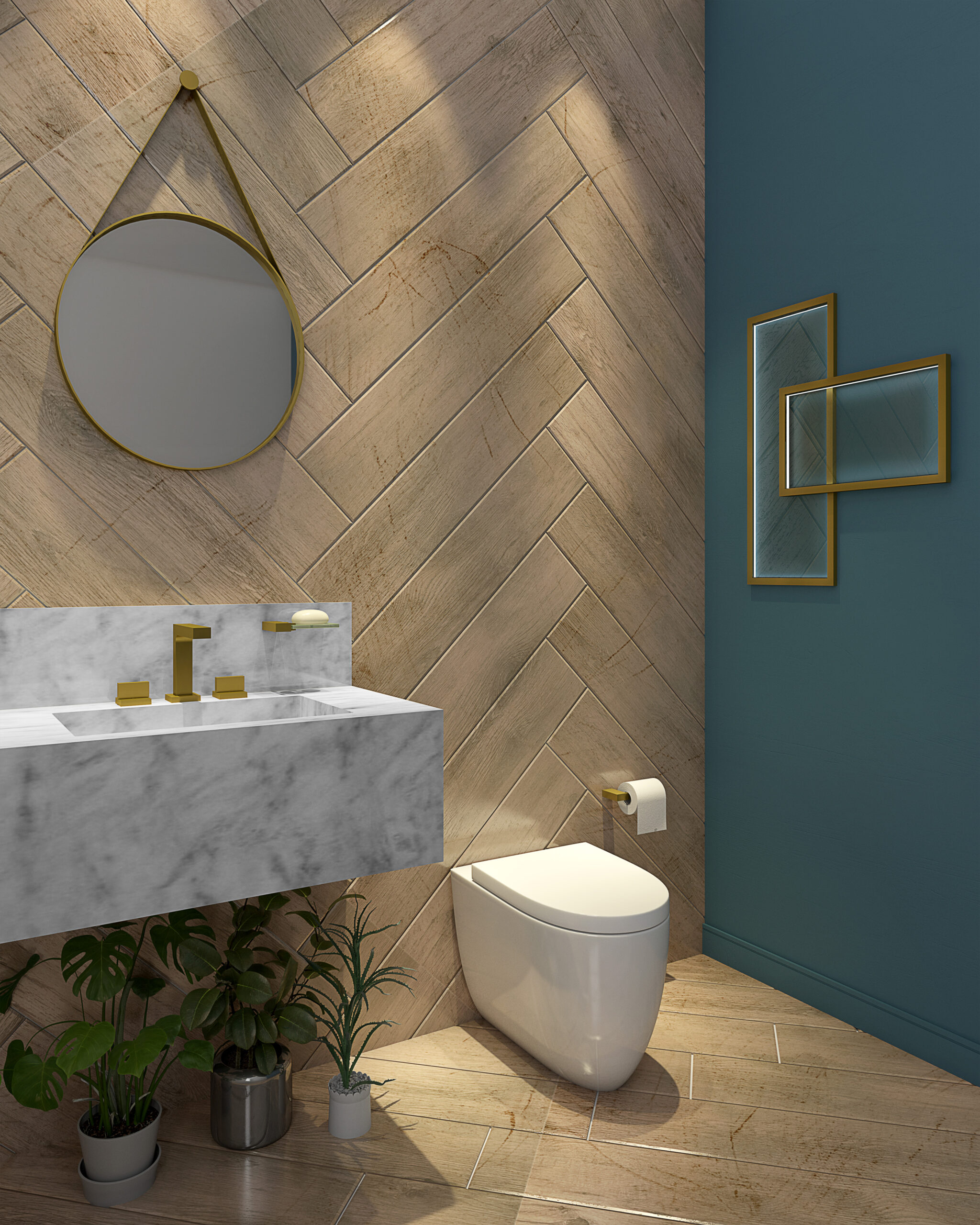 5 Tipos de Papel de Parede Ideais para Lavabos Pequenos