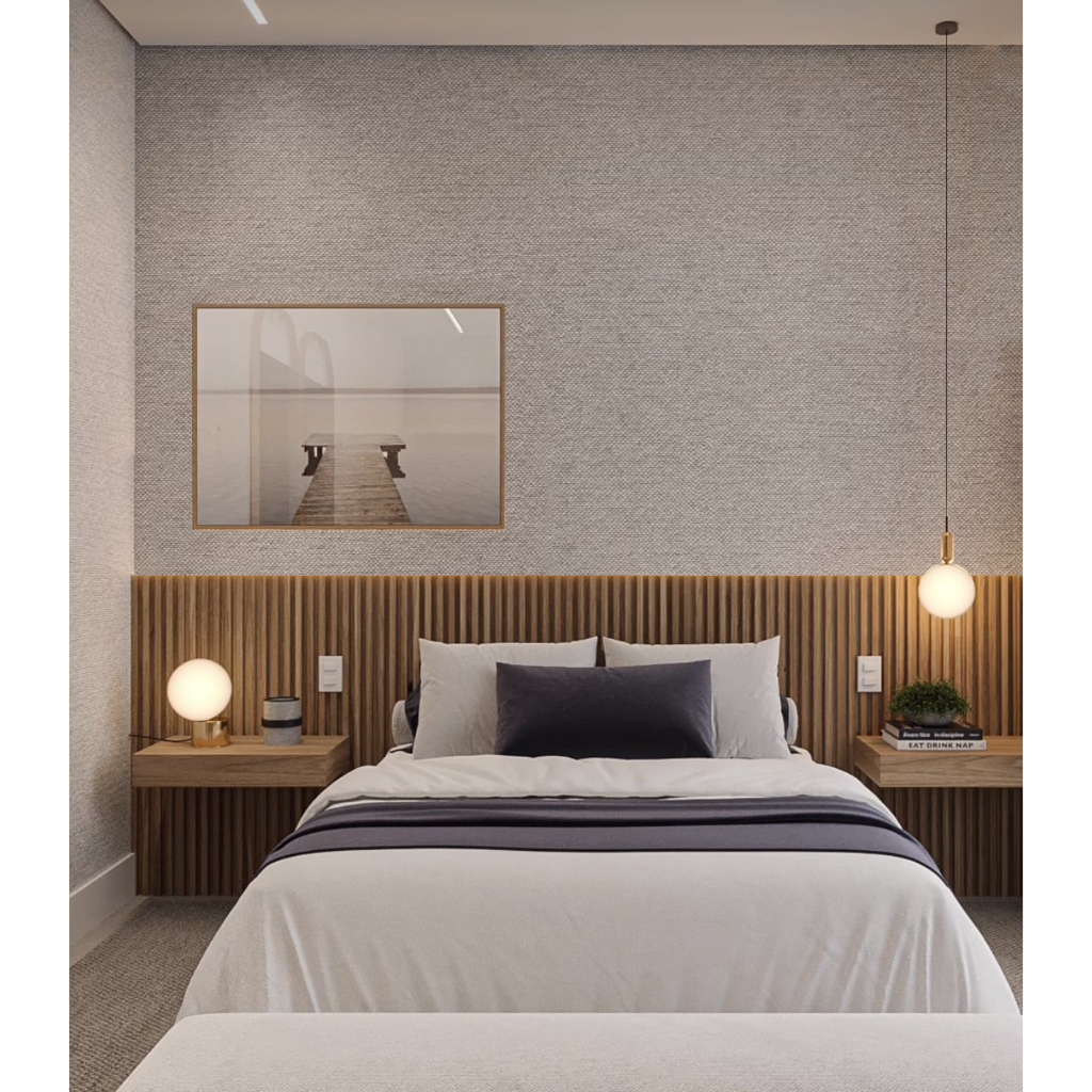 papel de parede quarto casal romântico
