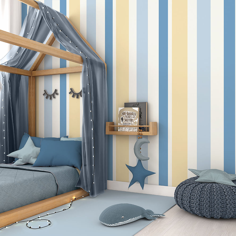 papel de parede para quarto de menino