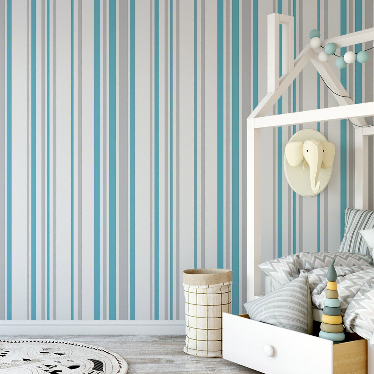 papel de parede para quarto de menino