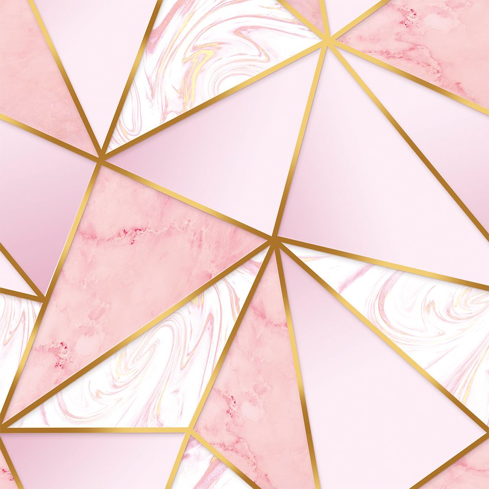 papel de parede rose gold moderno