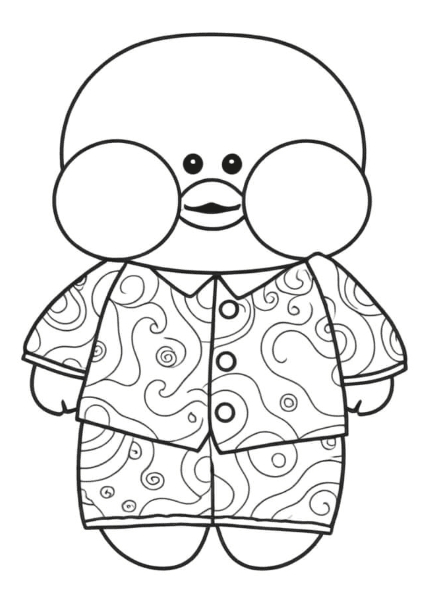 Desenhos de pato para imprimir e pintar