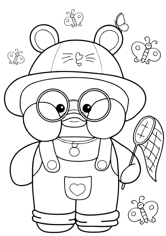 Desenhos de pato para imprimir e pintar