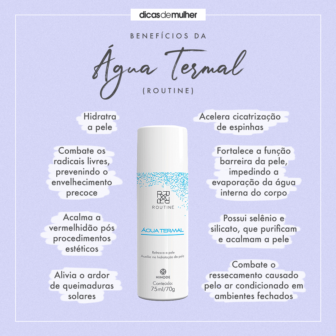 para que serve água termal