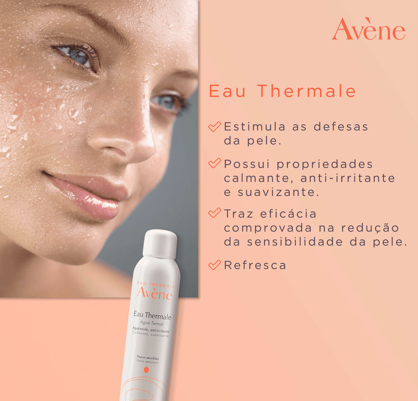 como usar água termal depois de depilação