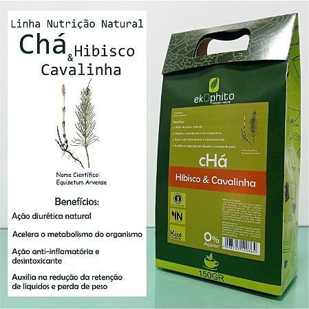 para que serve chá de hibisco e cavalinha