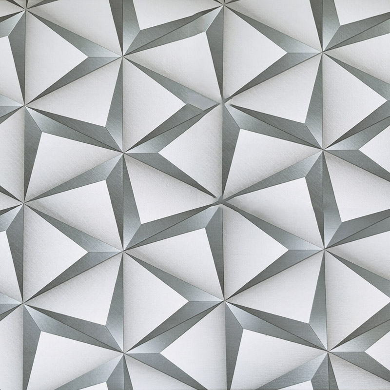 DIY: Aplicação de Papel de Parede Geométrico Autoadesivo Sem Erros
